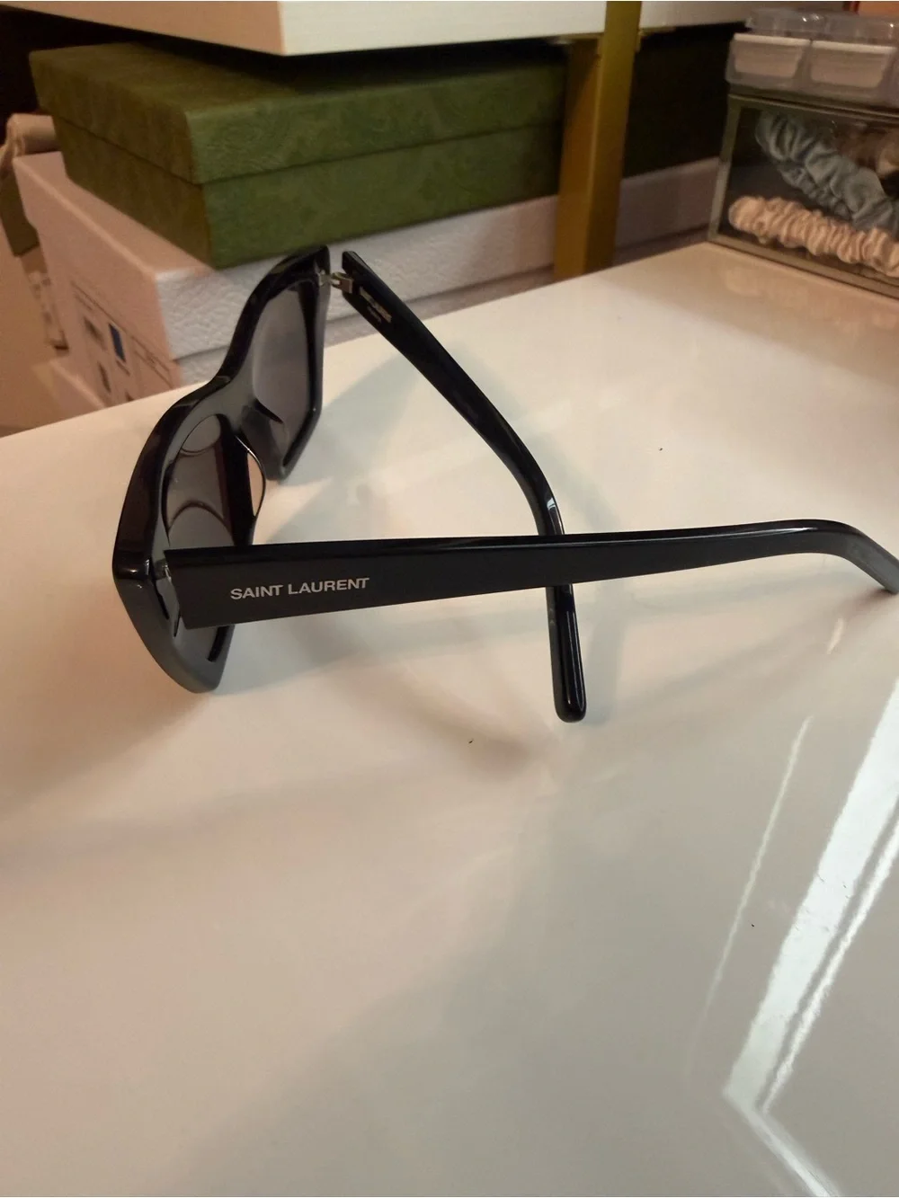 ✨ Authentic Saint Laurent Black Cat-Eye Women's Sunglasses ✨